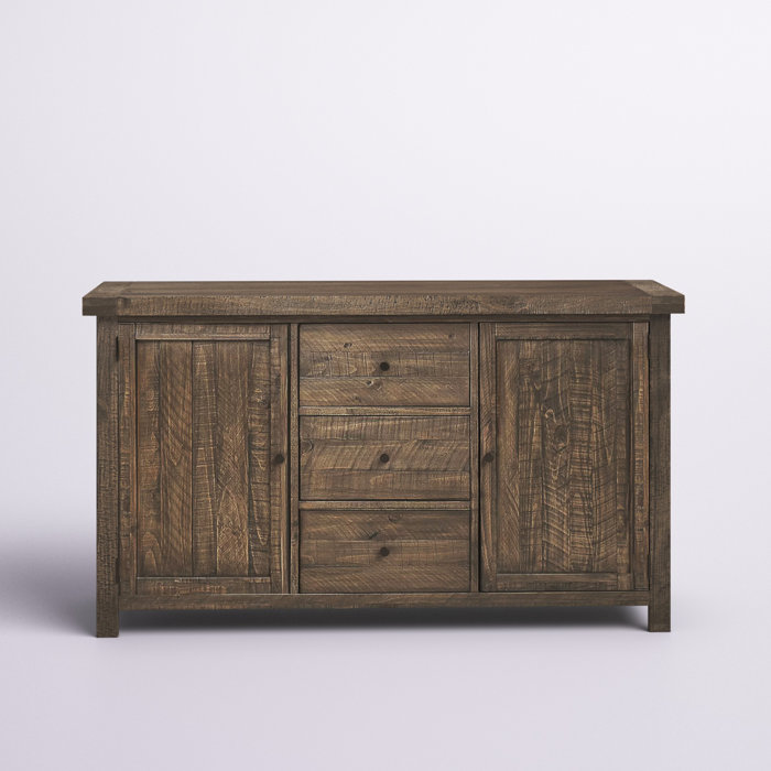 Laurel Foundry Modern Farmhouse Schuler 67'' Solid Wood Sideboard